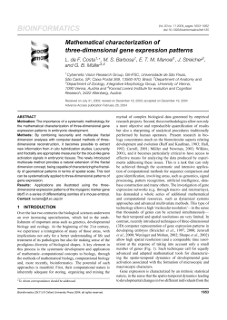 Mathematical characterization of three