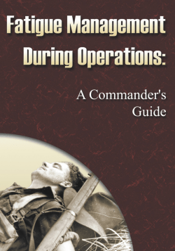 A Commander`s Guide - Department of Defence