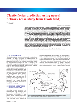 Clastic facies prediction using neural network (case study from Okoli