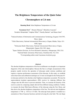 The Brightness Temperature of the Quiet Solar Chromosphere at 2.6