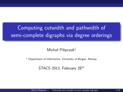 Computing cutwidth and pathwidth of semi