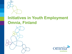 Initiatives in Youth Employment Omnia, Finland