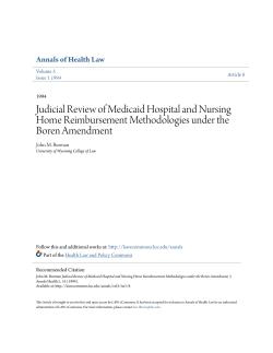 Judicial Review of Medicaid Hospital and