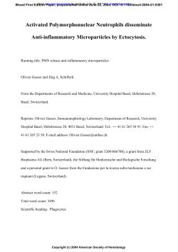 Activated Polymorphonuclear Neutrophils