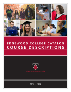 course descriptions