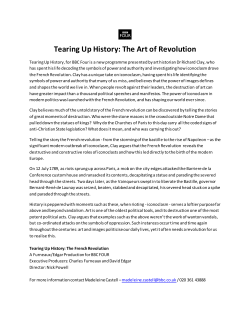 Tearing Up History: The Art of Revolution