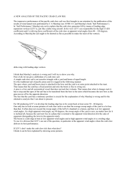 A NEW ANALYSIS OF THE PACIFIC CRAB CLAW RIG The impressive