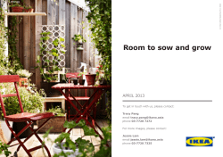 Room to sow and grow
