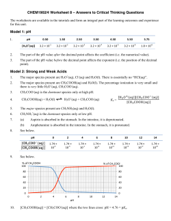 CHEM1902/4 Worksheet 8 &ndash; Answers to Critical Thinking Questions