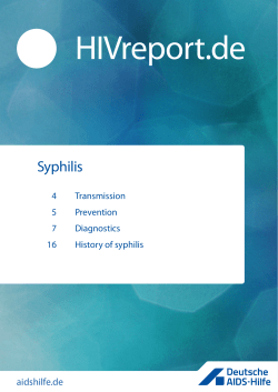 Syphilis - HIV.Report