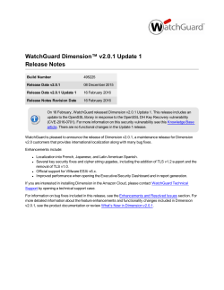 Dimension v2.0.1 Update 1 Release Notes