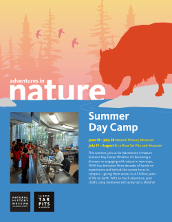 Summer Day Camp - Natural History Museum of Los Angeles
