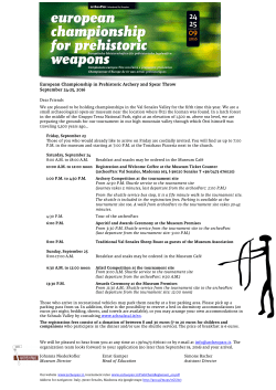 program and invitation.