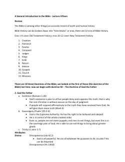 Notes - New Life Sanctuary Church