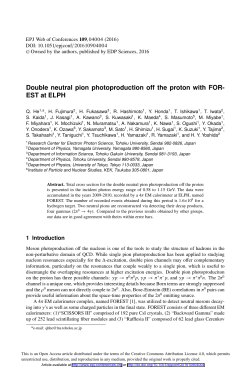Double neutral pion photoproduction off the proton with FOREST at