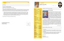 newsletter - St Timothy Orthodox Church