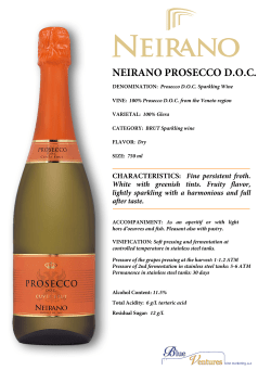 neirano prosecco doc - Blue Ventures Wine Marketing