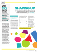 shaping up - Colin Foster