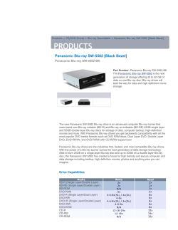 Panasonic Blu-ray SW-5582