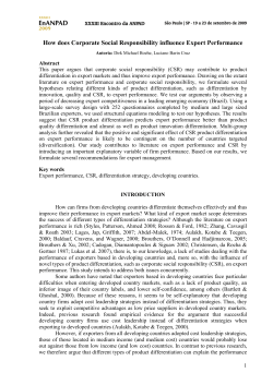 How does Corporate Social Responsibility influence Export