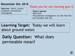 Daily Question: What does permeable mean?