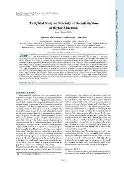 - International Journal of Architecture and Urban