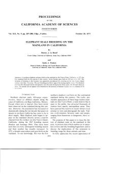 proceedings california academy of sciences