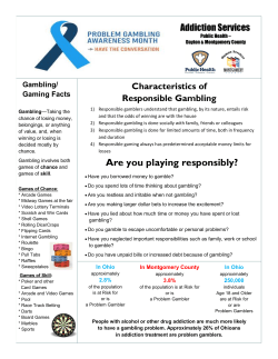 Are you playing responsibly?