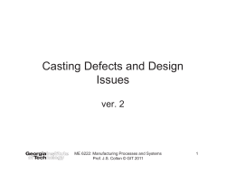 Cast Defects - Advance Die Cast LLC