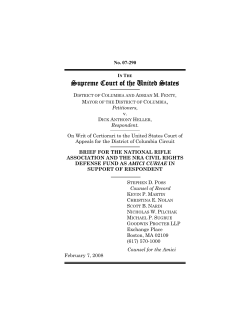 NRA - SCOTUSblog