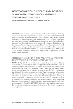 Print this article - McGill Journal of Education