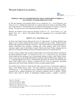 FEDERAL CIRCUIT FURTHER DEFINES WHAT IS REQUIRED TO