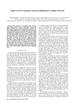 Impact of TCP Congestion Control on Bufferbloat in Cellular