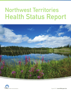 Northwest Territories Health Status Report