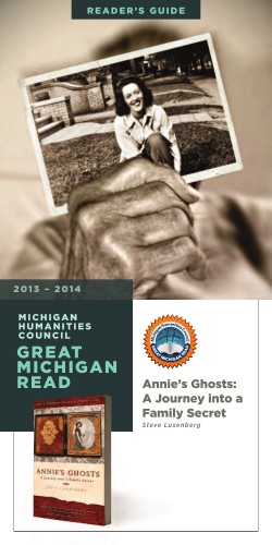 GREAT MICHIGAN READ - Michigan Humanities Council