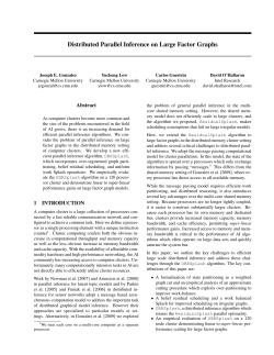 Distributed Parallel Inference on Large Factor Graphs