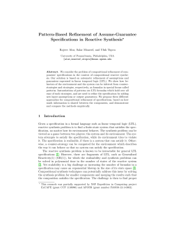 Pattern-Based Refinement of Assume-Guarantee