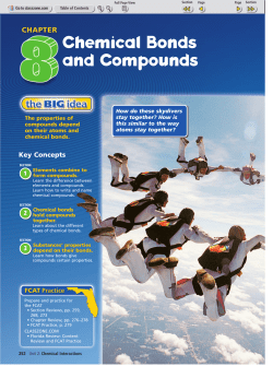 Chemical Bonds and Compounds
