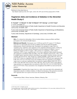 Tonstad ea 2013 - Volwaardig Plantaardig