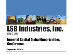 Imperial Capital Global Opportunities Conference