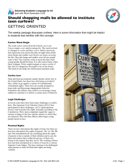 Should shopping malls be allowed to institute teen curfews