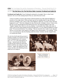 #2204 The Yom Kippur War and the Abomination of Desolation