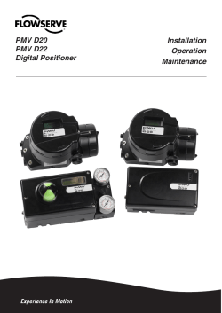D20 IOM EN - PMV Positioners