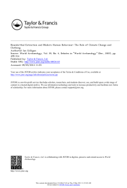 Neanderthal Extinction and Modern Human Behaviour: The Role of