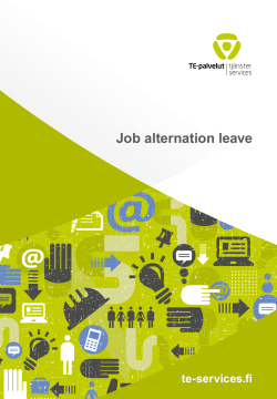 Job alternation leave - TE