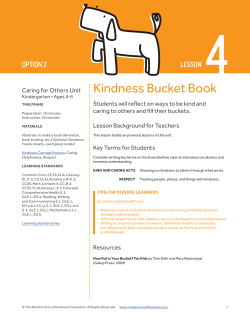 Kindness Bucket Book