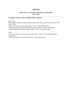 Open Space - Pitkin County