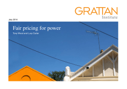 Fair pricing for power