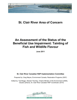 Tainting of Fish and Wildlife Flavour