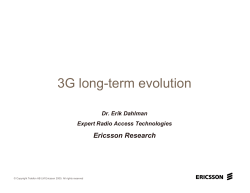3G long-term evolution
